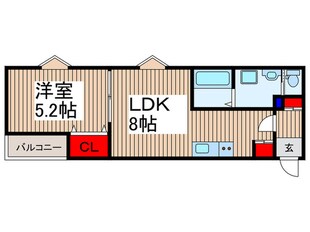 MELDIA小手指の物件間取画像